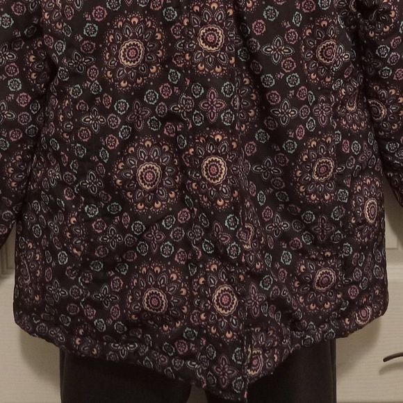 Childrens Place Girl Multicolor Puffer Jacket Size 14 - Picture 2 of 4